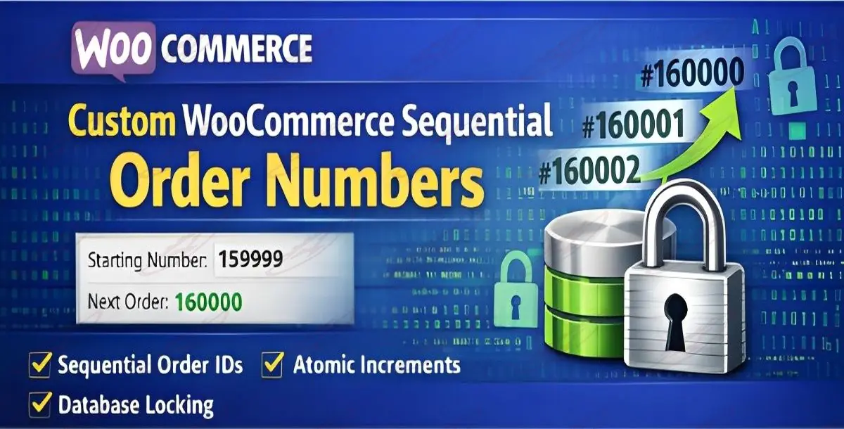 Custom WooCommerce Sequential Order Numbers